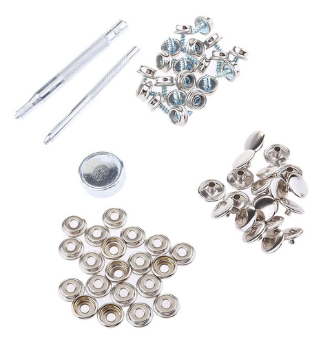 ¡ 63pcs Lona Cubierta A De Material Acero Inoxidable 3/8 ''