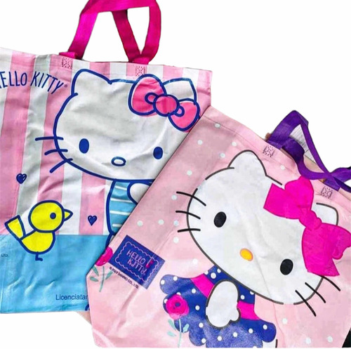 Bolsa Reutilizable Grande De Hello Kitty