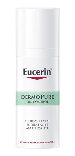 Imagen 1 de 7 de Fluido Facial Hidratante Matificante Eucerin Dermopure 50ml