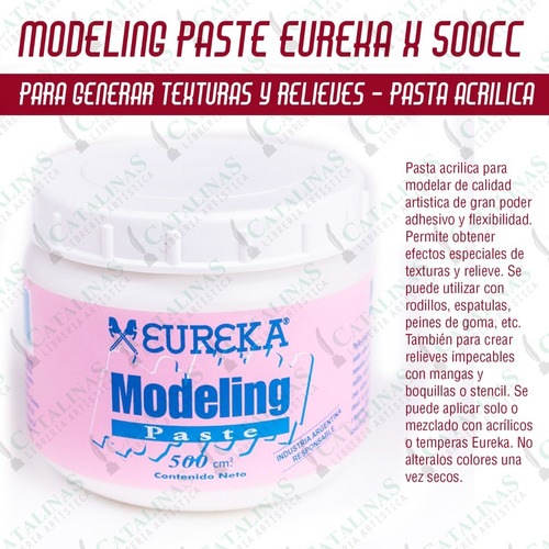 Eureka Modeling Paste Pote X 500ml  Microcentro