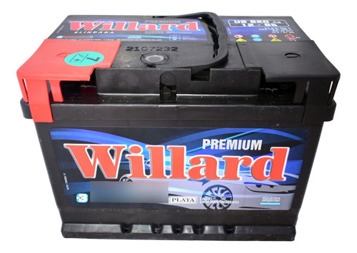 Bateria Willard Ca Ag + Derecha Medida 240/174/175 12 X 65