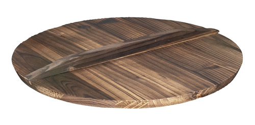 Bruntmor Tapa Wok Madera 14 Redonda Natural Para Olla