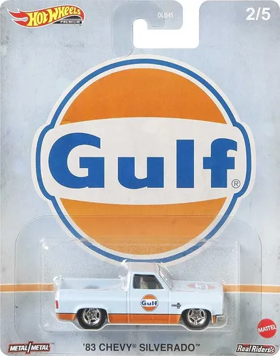 comprar Chevy Silverado 83 Hot Wheels Premium Camioneta Gulf Nuevo