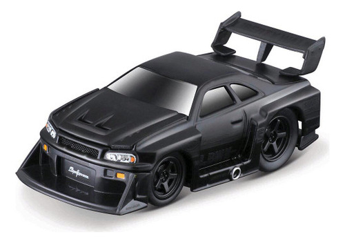 Toyota 1997 Supra Mk4 Con Base 1/64 Muscle Machines Color Negro