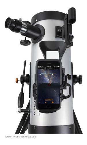 Telescópio Celestron Com Autoguide Smartphone Explorer Lt114