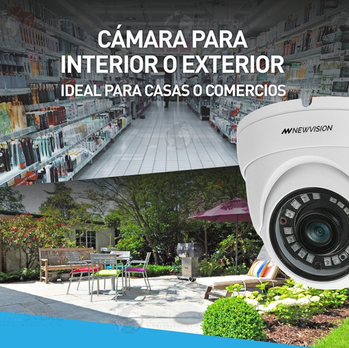 Imagen 4 de 9 de Camara Seguridad Exterior Cctv Full Hd Domo Gran Angular