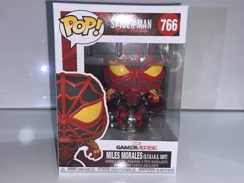 Miles Morales Strike Suit -766- Funko Pop Spider-man Gamerve