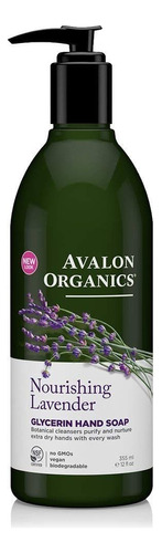 Avalon Organics Glycerin Hand Soap Nourishing Lavender 355ml