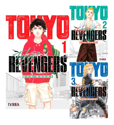 Manga Tokyo Revengers 3 Tomos Elegi Tu Tomo Ken Wakui Ivrea