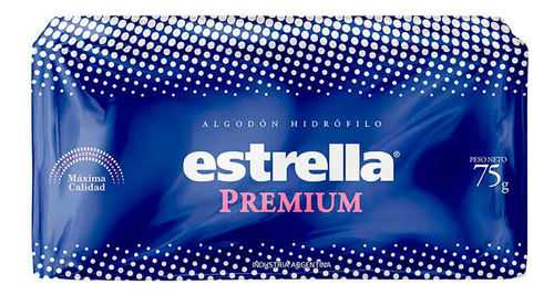 Algodon  Premium 75 Gr Estrella Algodones