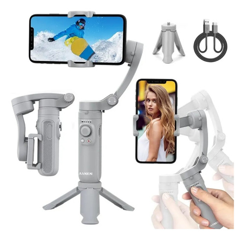 Gimbal Estabilizador Axnen Hq3 Axis Para Celular