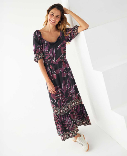 Vestido Esprit 491f007 Morado