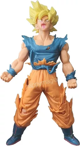 Boneco Dragon Ball Z Goku Super Sayajin 2 - 20cm Cabelo Amarelo