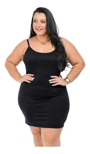 Vestido Tubinho Curto Para Jovens Gordinhas Plus Size Sexy