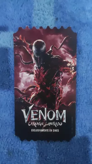 Boleto Conmemorativo Venom 2