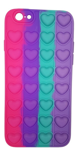 Funda Pop It Antiestres Silicona Para iPhone 6 / 6 Plus