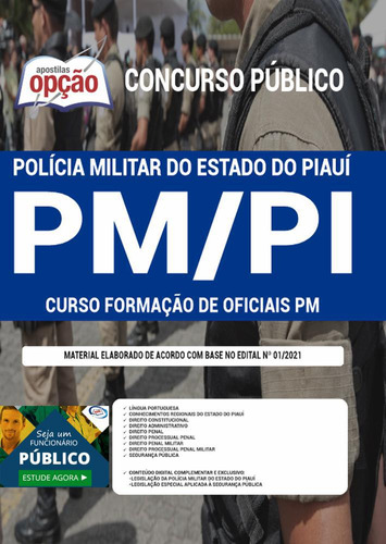 Apostila Pm Pi - Curso De Formação De Oficiais Pm