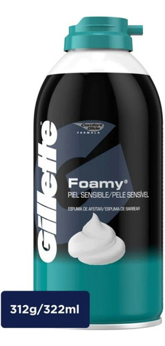 Espuma De Afeitar Foamy Sensitive Para Piel Sensible 322 M