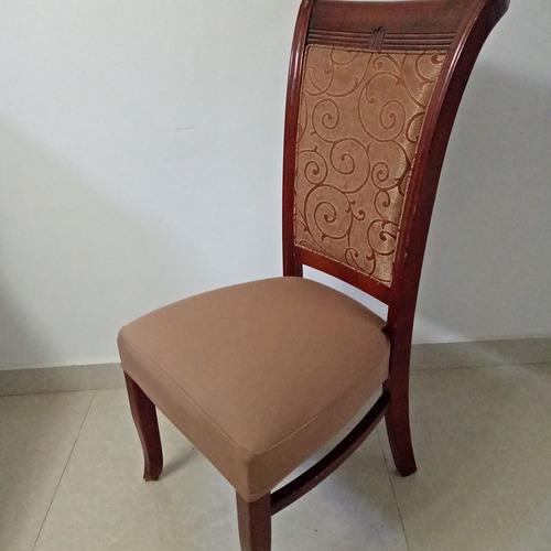 Imagen 5 de 5 de 6xstretch Funda De Asiento Para Silla De Comedor Para Bodas