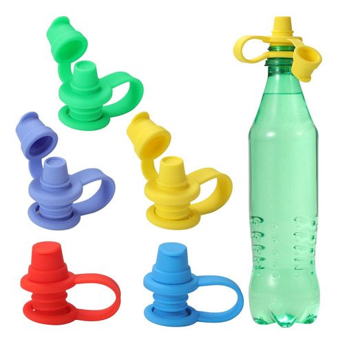 Botellas De Silicona Sin Fugas Para Niños Pequeños 5pc