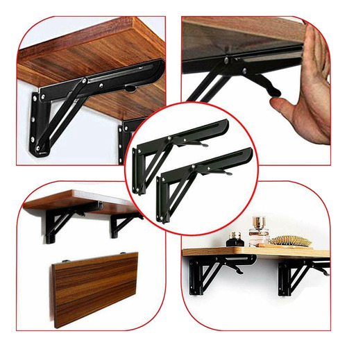 Estantería De Mesa Plegable Para Autocaravana, 2 Unidades