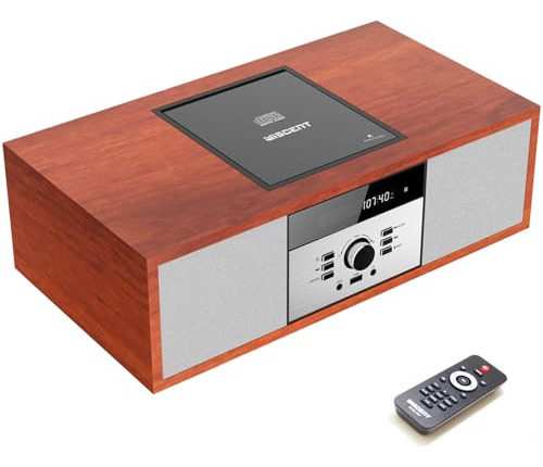 Sistema Estéreo Bluetooth Nostálgico Para Casa, Wiscent Vint