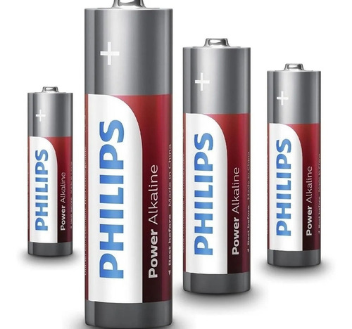 Pila Aaa Philips Alcalinas Blister X 4 Pilas Mas Duracion