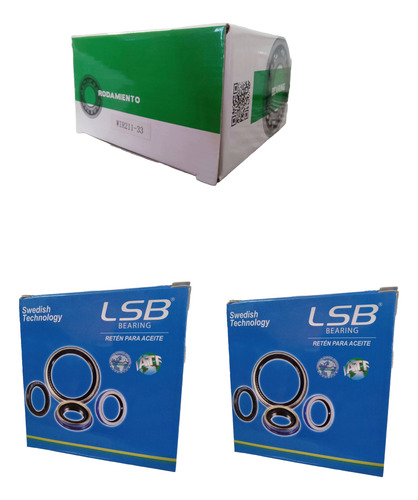Kit Balero Wir211-33 2 Retenes Para Aceite