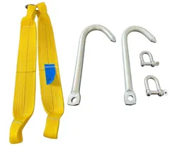 Comprar Kit Arraste Anzol Caminhões Guincho Cinta 10 Ton Com Manilha no Mercado Livre