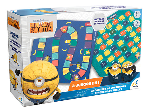 Juego De Mesa 2 En 1 Mi Villano Favorito 4 Didacticos