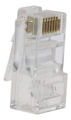 Conector Plug Rj45 Cat 6 Satra X 100 Und Mihaba