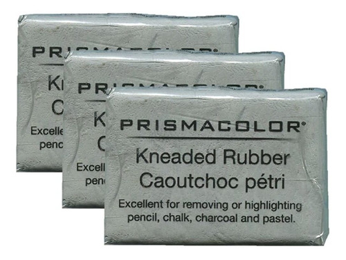 Prismacolor Design Eraser, 1224 Kneaded Rubber Eraser, Gray