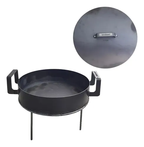 Disco De Arado Paellera De Cocina O Parrilla 40cm Con Tapa