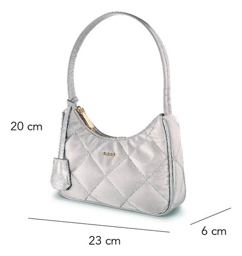 Bolsa Crossbody Enso Mujer Eb244310cb Plata Color Plateado