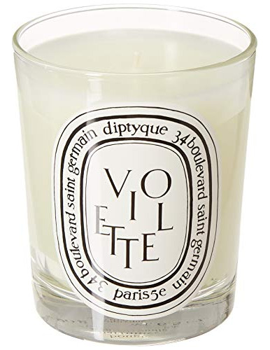 Vela Perfumada Diptyque Violette 6.5 Oz, Violeta, Estándar