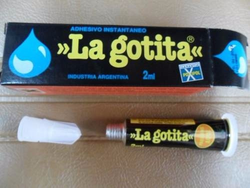 Imagen 1 de 2 de La Gotita De Poxipol 2ml Pegamento Adhesivo Herramienta