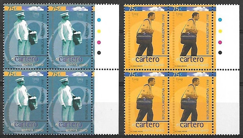 Argentina - América Upaep 1997 - Cuadros Mint - Gj 2873-2874