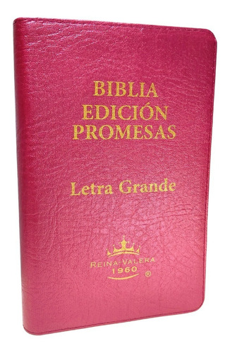 Biblia De Promesas Letra Grande Reina Valera 1960 Vinotinto