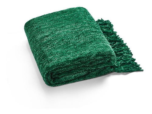 Imagen 9 de 9 de Manta Tejida Píe De Cama Chenille Importada