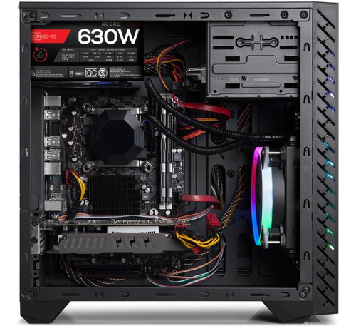 Imagen 9 de 9 de Gabinete Gamer Sentey F10 Tira Rgb M-atx Ventana Acrílico