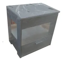 Comprar Vanitory Chico Colgante Laqueado Blanco O Negro - Con Mesada 40 Cm - Lomas De Zamora - Estilo Acqua Baños Y Cocinas