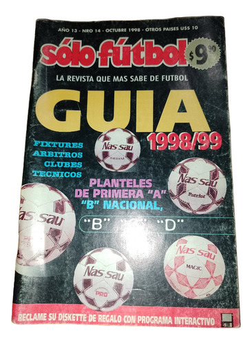 Guía Sólo Fútbol 1998/99 (Usado)