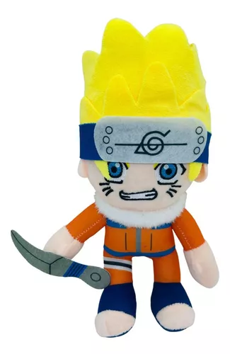 Boneco Urso Pelúcia Naruto Clássico Coleção Anime