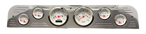 Dolphin Gauge Ford Truck Dash Cluster Panel Metrico Blanco