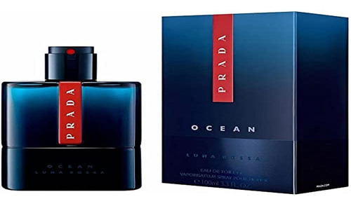 Prada Luna Rossa Ocean Edt Para Hombre 3.3 Fl Oz (100ml)