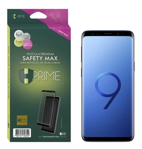 Película Hprime Safety Max Samsung Galaxy S9 Normal Menor preço em Película Hprime Safety Max Samsung Galaxy S9 Normal