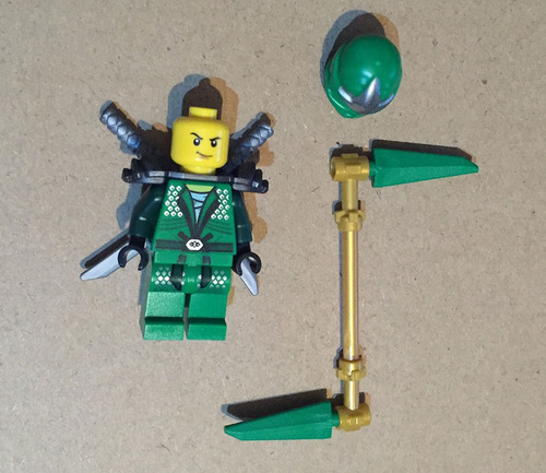 Lego Ninjago Lloyd Zx Minifigura 1 Lloyd Zx Ninja Verde (Usado)