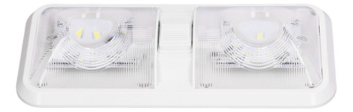 Luz De Lectura Led Rv Para Interior, 2 Cúpulas, Techo, 600 L