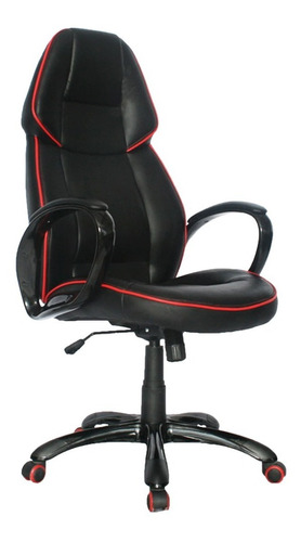 Silla Ergonómica Gamer Esna Negra Rojo 