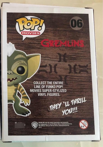 Funko Pop 6 Gremlins (Usado)